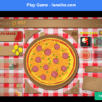 Pizza Clicker game screenshot showing pizza-making process